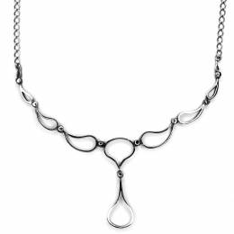 Handmade Silver Necklace Droplet
