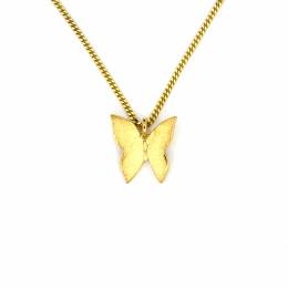 Handmade Gold Plated Necklace Butterfly