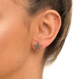 Handmade Silver Earrings Starfish s