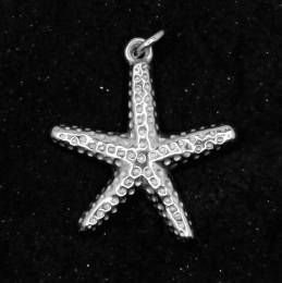 Handmade Silver Necklace Starfish