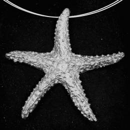 Handmade Silver Necklace Starfish