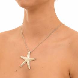 Handmade Silver Necklace Starfish